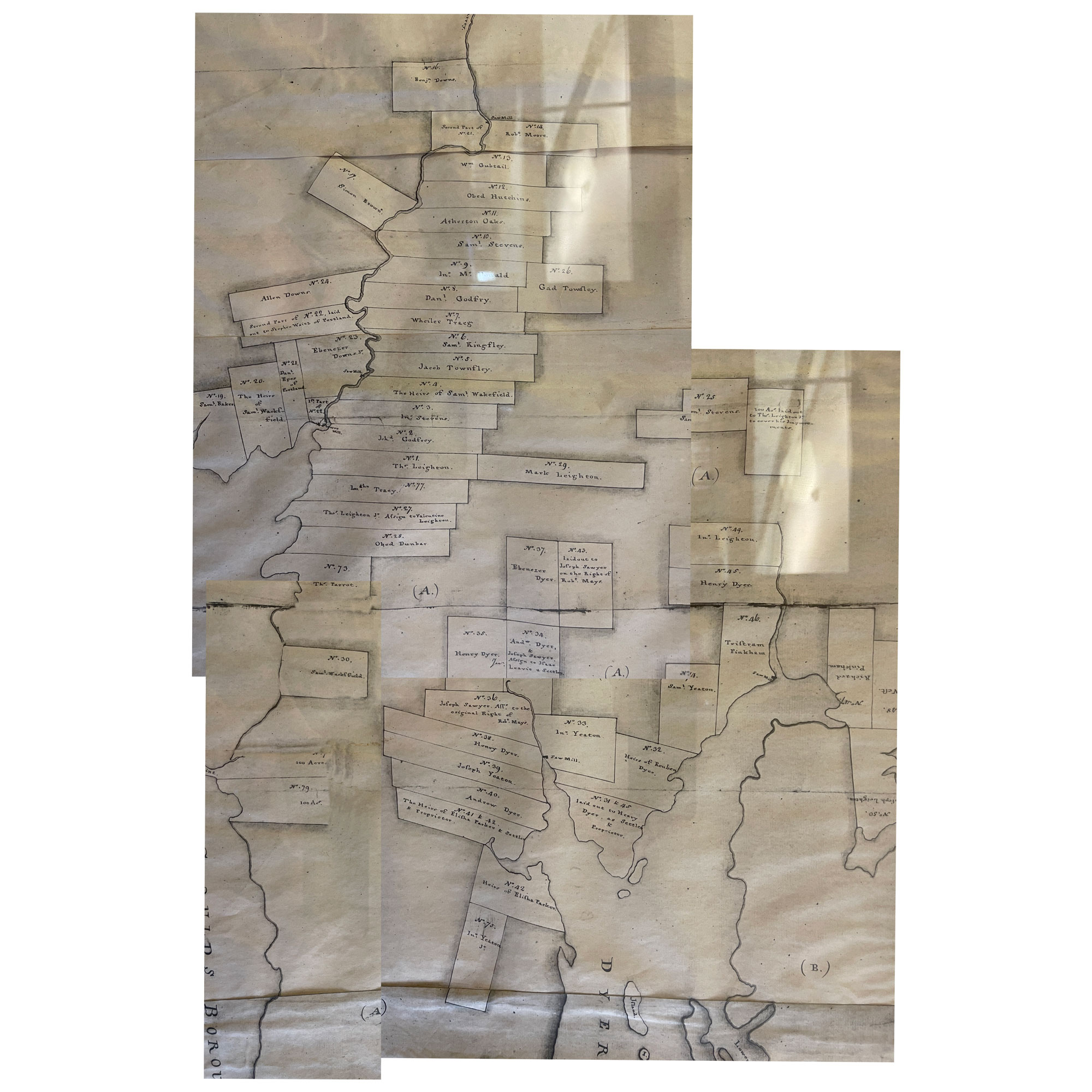 Lothrop Lewis 1794 Steuben Lot Map