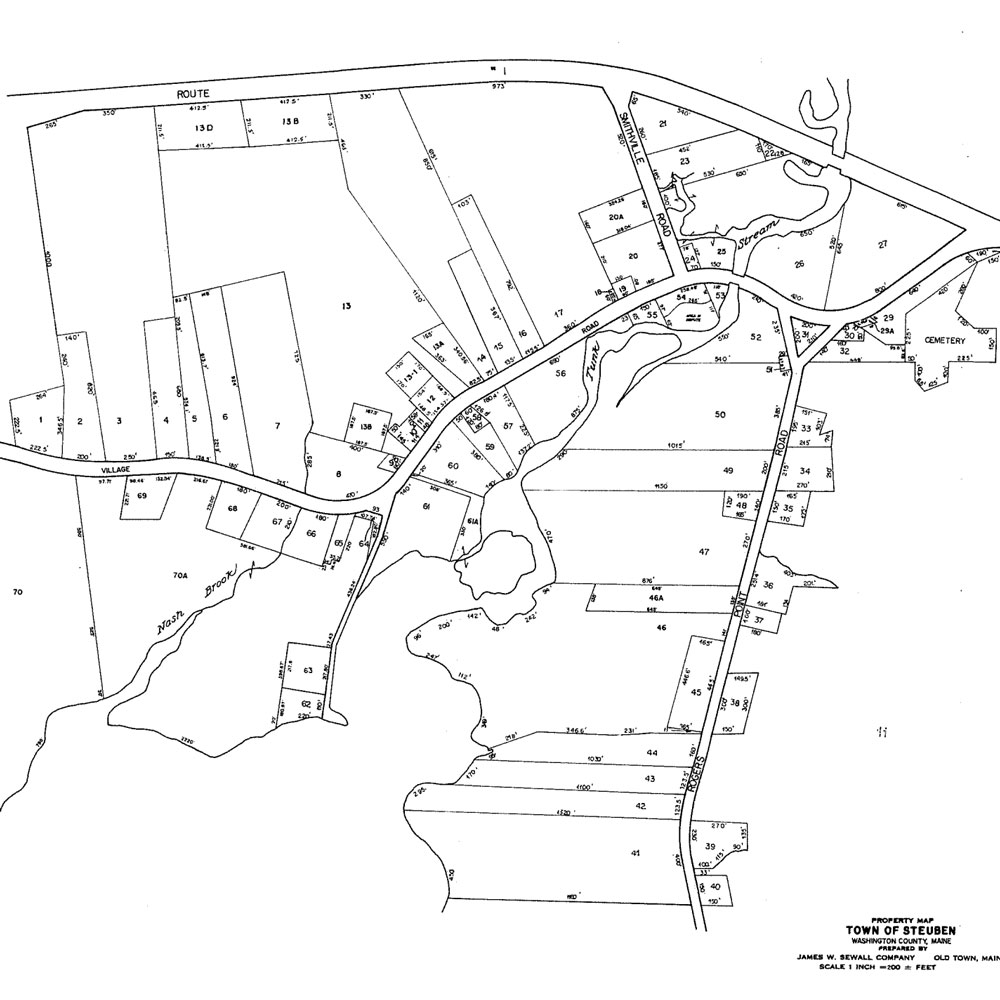 Steuben Maine Tax Map